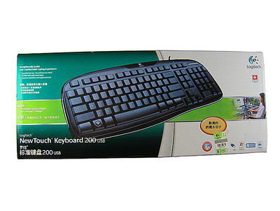 全新罗技标准键盘 防水商务办公之选